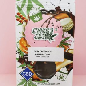 CBD Dark Chocolate Hazelnut Cup – Sweet Jane