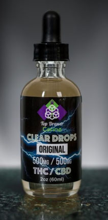 1000MG 1:1 THC/CBD CLEAR DROPS – Top Drawer Canna