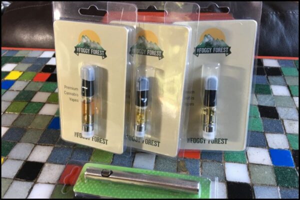 THC SHATTER VAPE CARTRIDGES - Foggy Forest