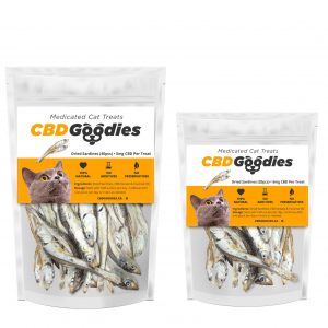 Medicated Cat Treats/Dried Sardines – CBD Move