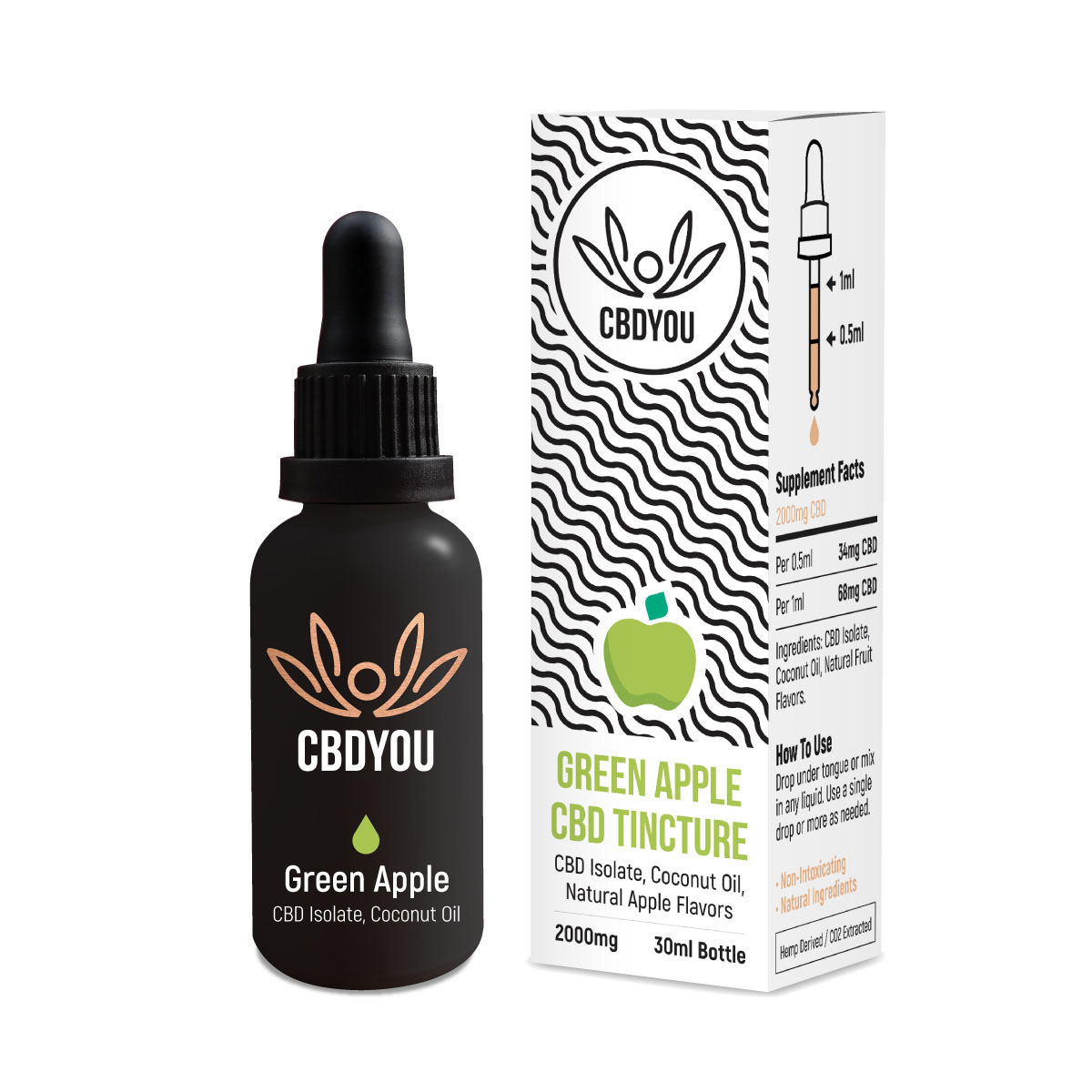 CBDYOU – Flavoured – 2000mg Tinctures