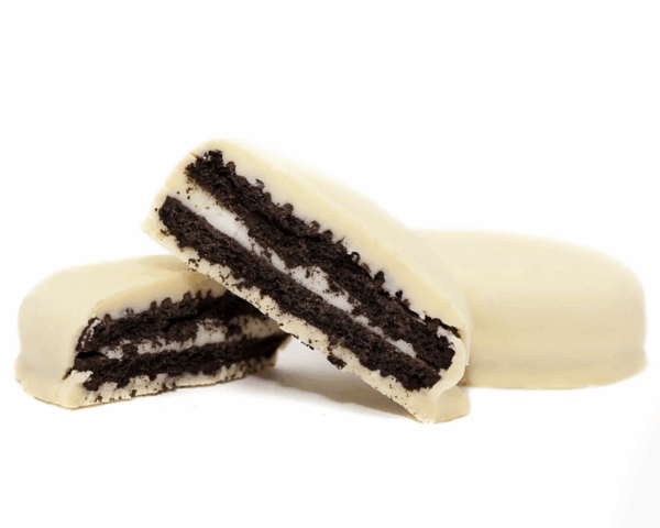 White Chocolate Covered Sandwich Cookies - MOTA