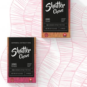 Shatter Chews – 60mg/150mg/240mg THC – Euphoria Extractions