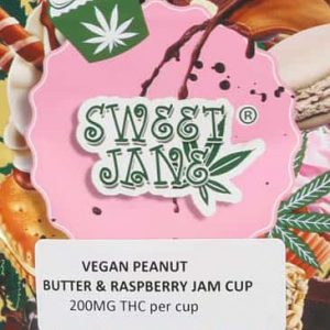 Vegan Peanut Butter and Raspberry Cups – Sweet Jane