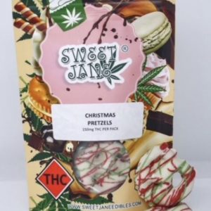CHRISTMAS PRETZELS 150mg THC – Sweet Jane