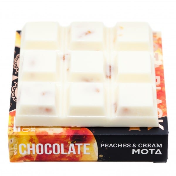 Peaches and Cream White Chocolate Cube – 1800mg THC – Mota