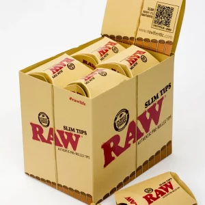 Raw Rolling Paper Pre-Rolled Slim Filter Tips