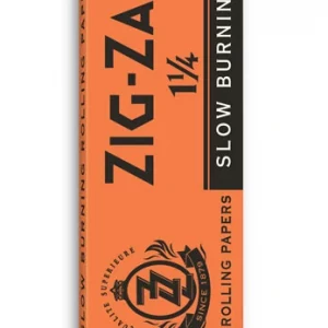 ZIG-ZAG Slow burning Orange Papers – 1 1/4