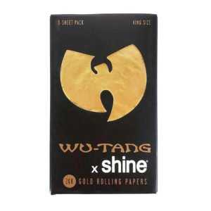 Shine & Wu-Tang Collab 24K Gold King Size Papers – 3 Sheet Packs
