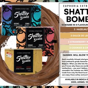 Shatter Bombs – 240mg/600mg/1200mg – Euphoria Extractions