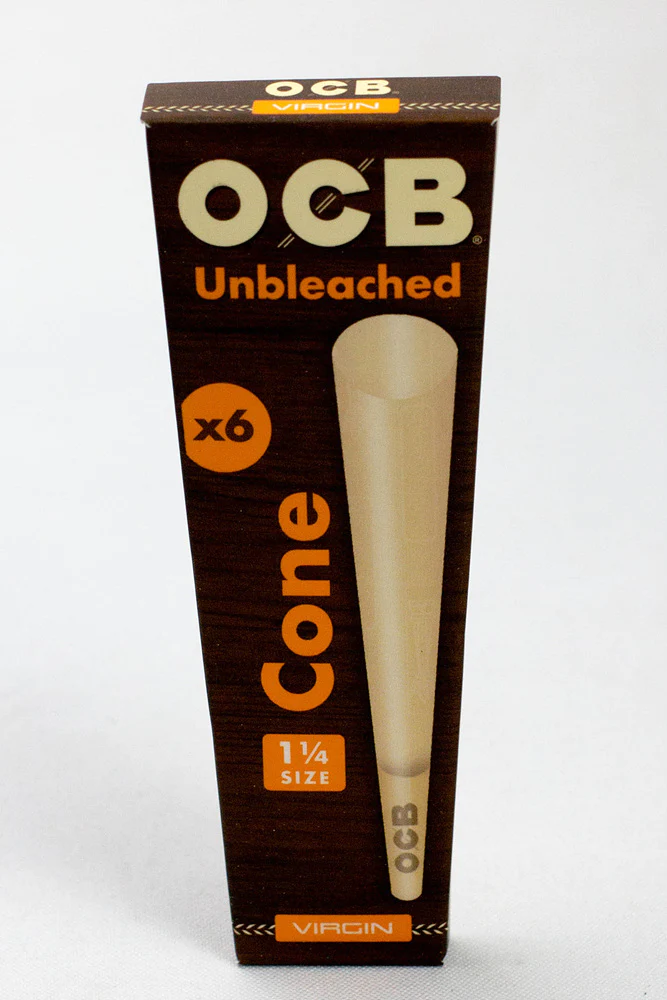 OCB Pre-rolled Cone – Virgin Unbleached Rolling Paper – 1 1/4
