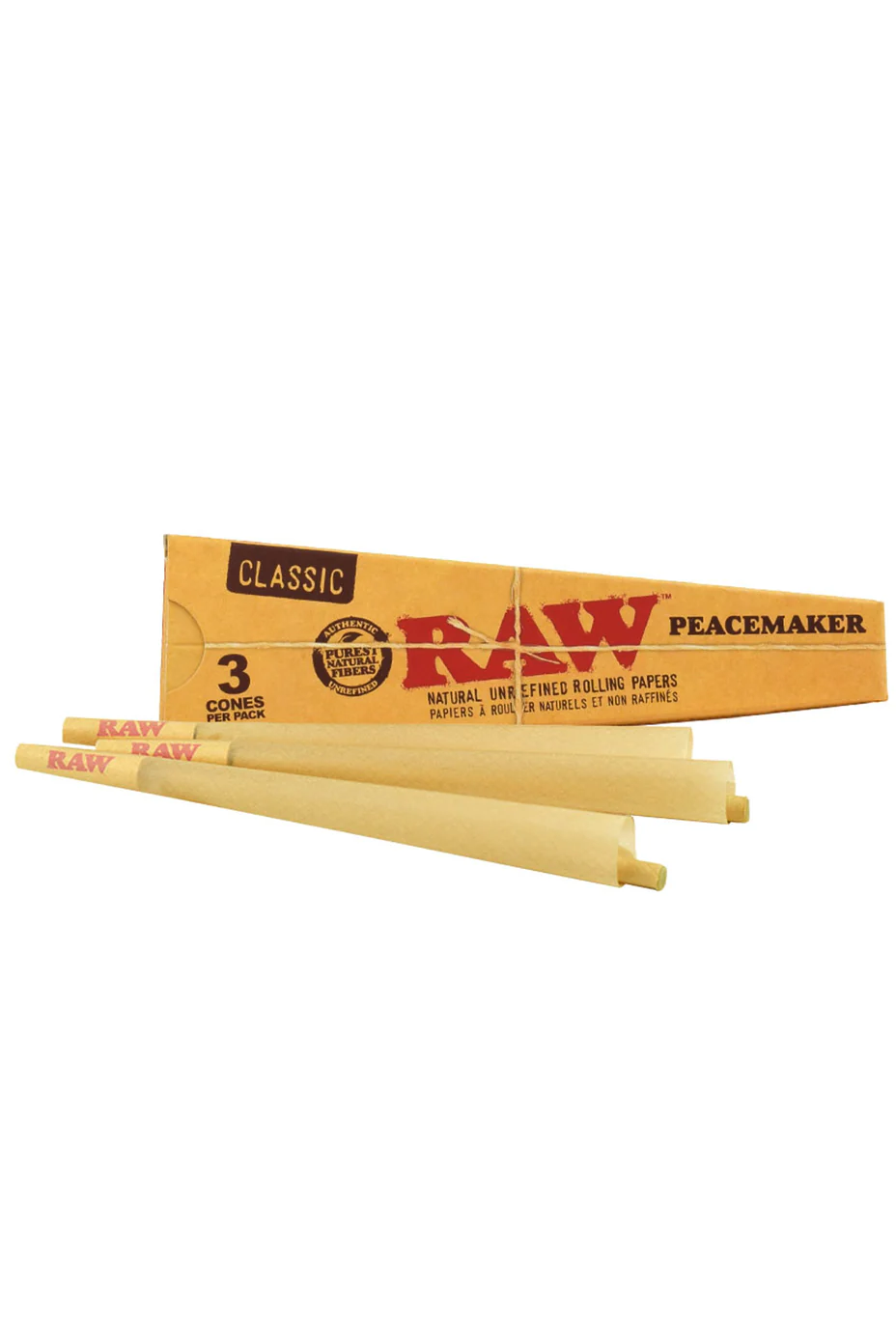 RAW CLASSIC PRE-ROLLED PEACEMAKER CONES