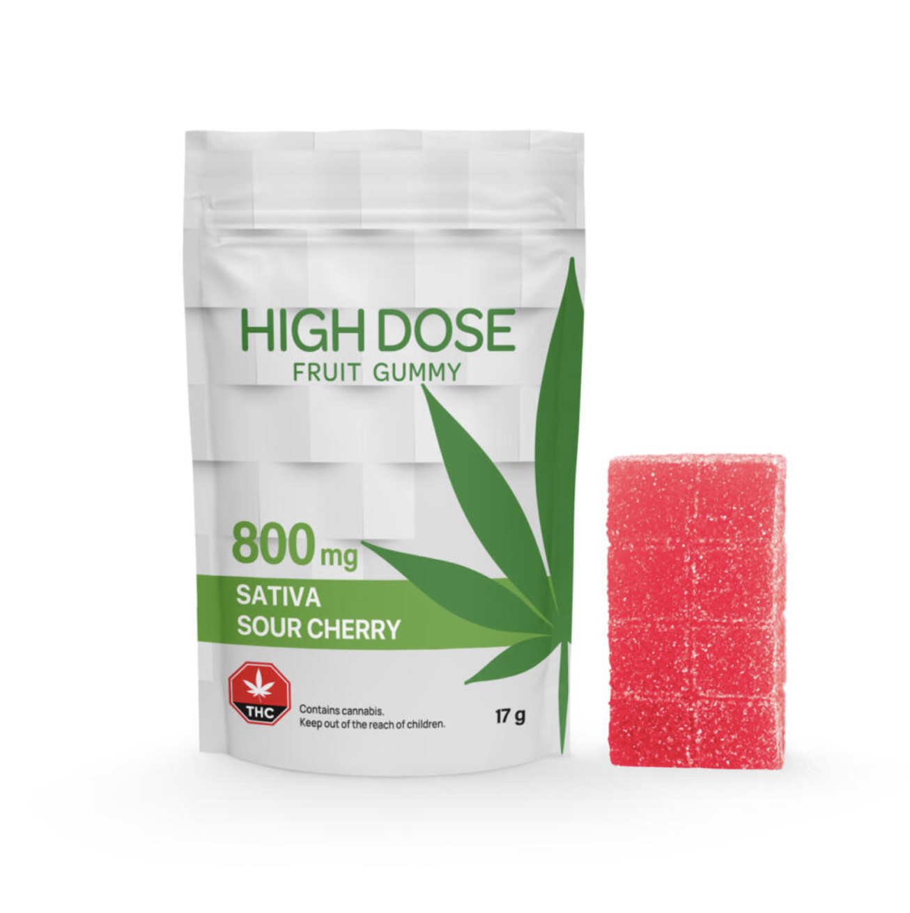 High Dose Fruit Gummy – 800mg THC