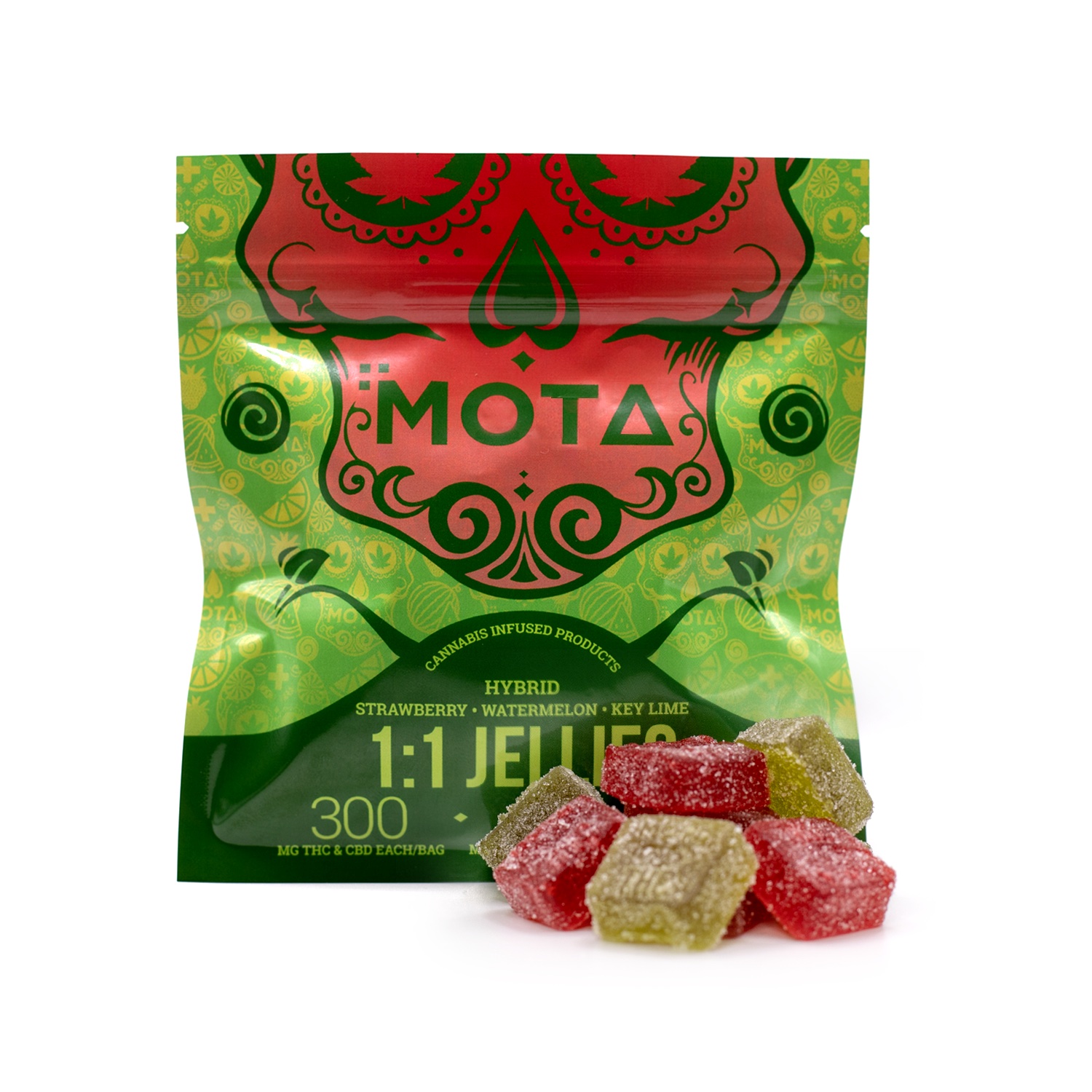 1:1 Jellies – Strawberry, Watermelon and Key Lime – MOTA
