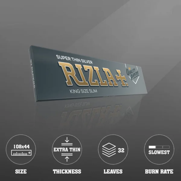 Rizla | Super Thin Silver King Size