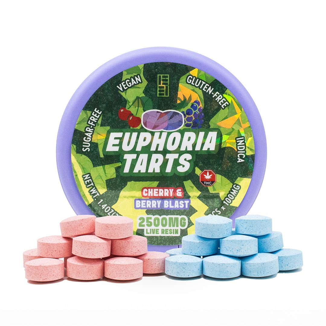 Euphoria Tarts/Icebreakers – From 125mg to 2500mg – Sugar Free and Vegan