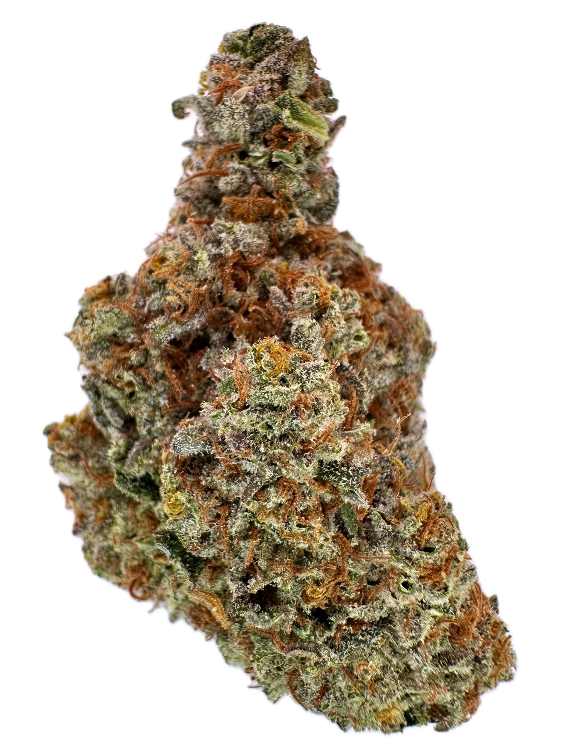 Peach Cobbler x Fire Crotch – THC: 27% – Sativa – 90% Sativa / 10% Indica