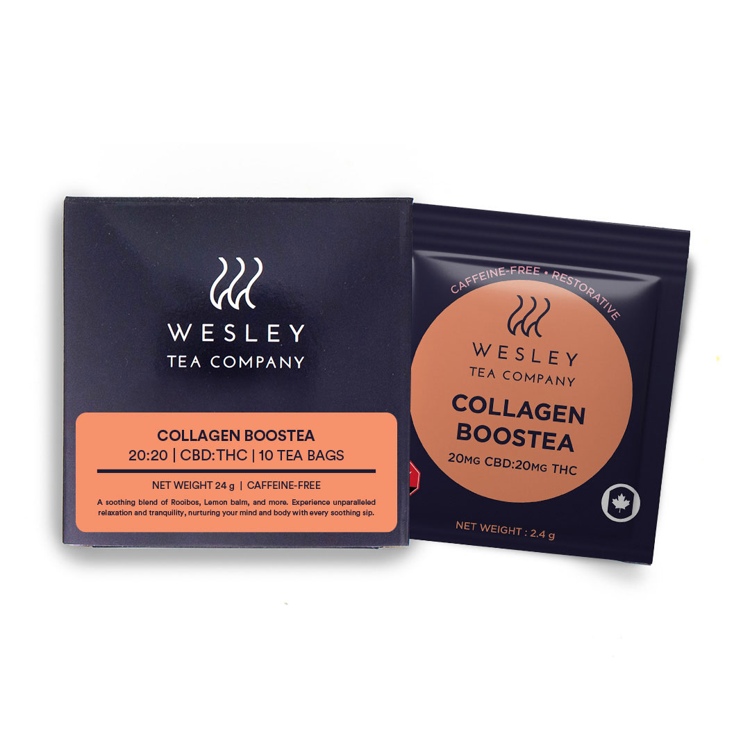 THC:CBD Collagen Boostea – 40mg 1:1