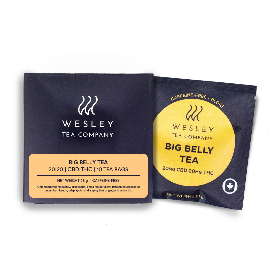 THC:CBD Big Belly Tea – 40mg 1:1