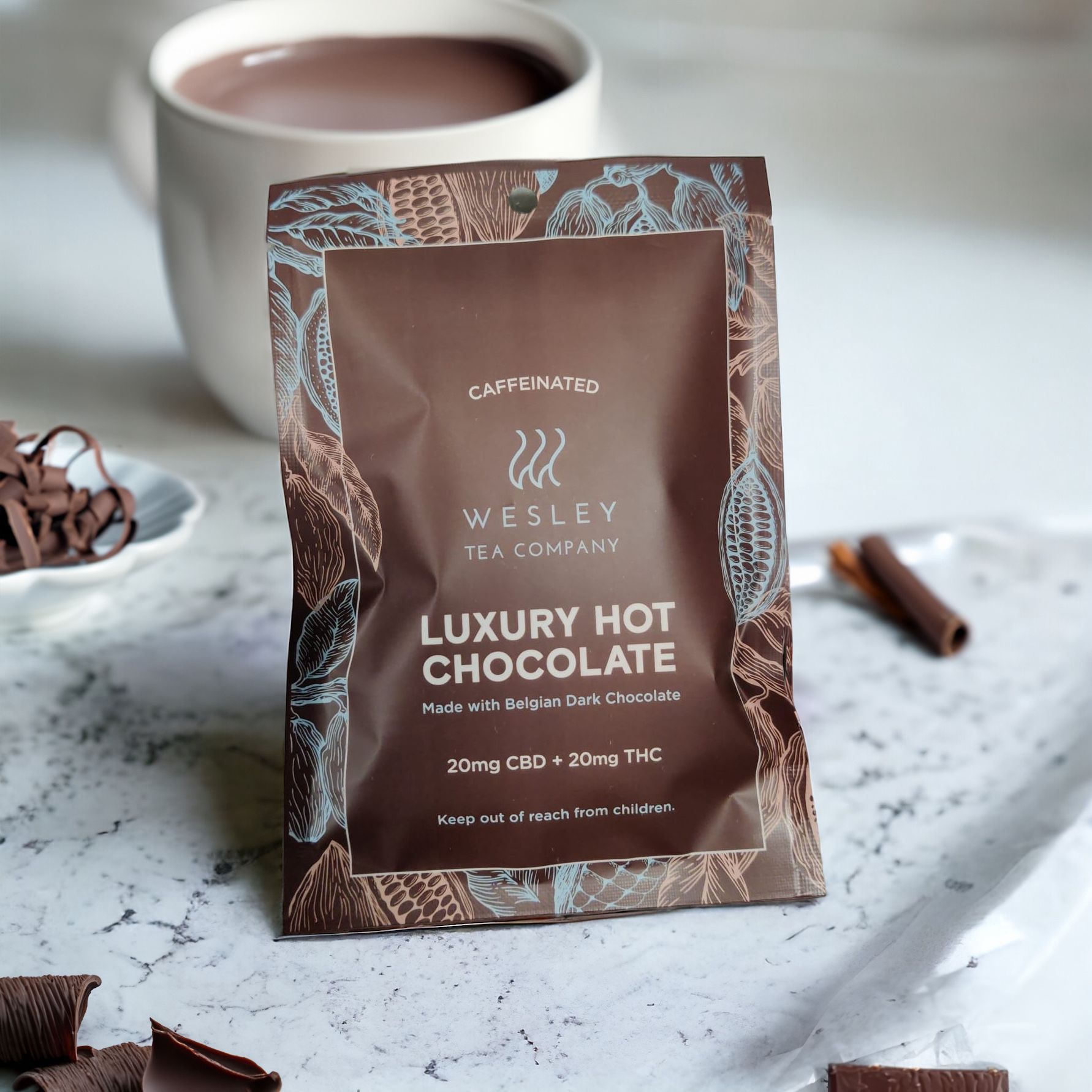 Hot Chocolate – 20mg CBD:20mg THC Infused