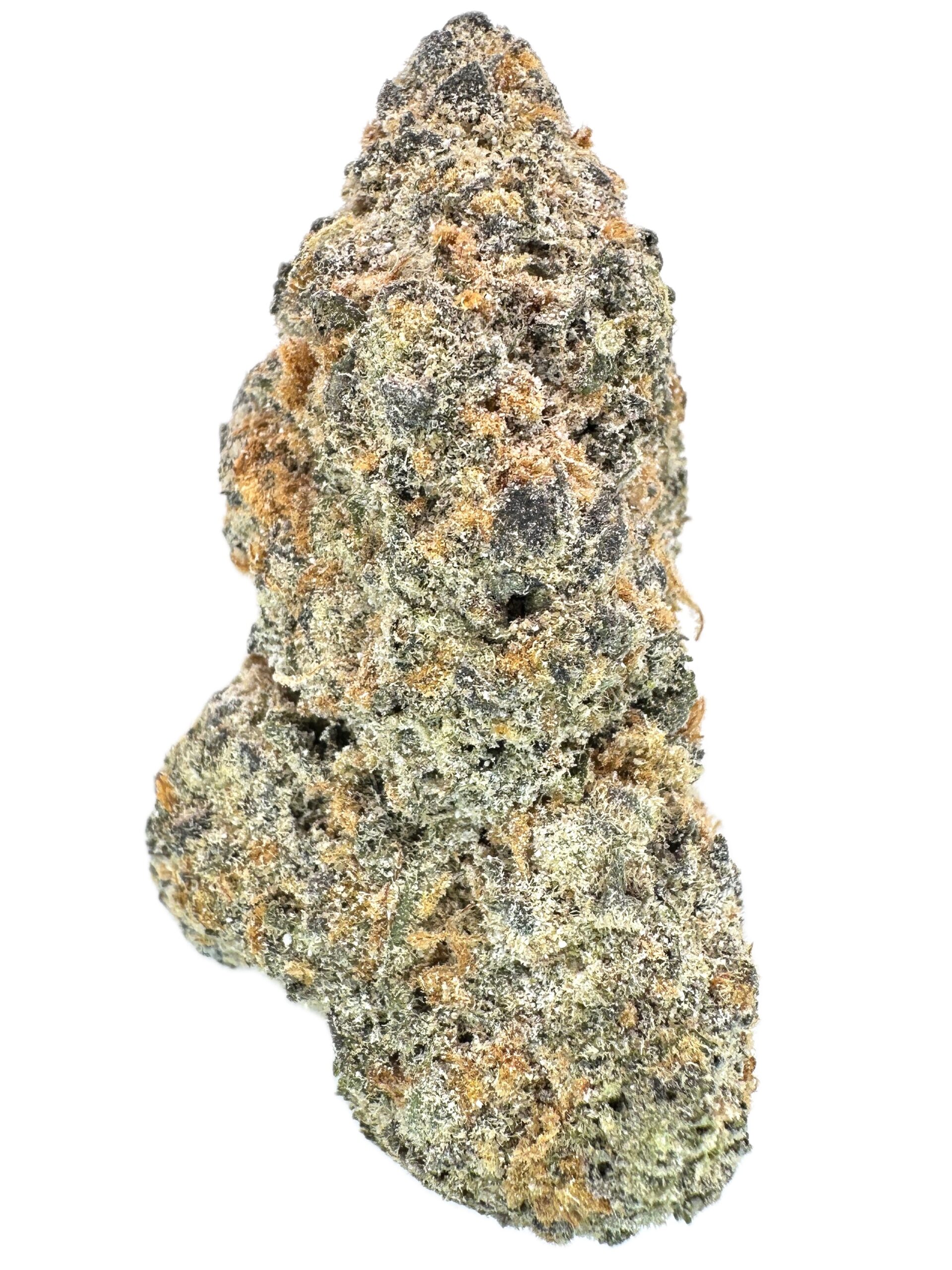 Tang Breath x Trainwreck x King Tut – THC: 32% – Sativa Dominant Hybrid – 80% Sativa / 20% Indica – Infused