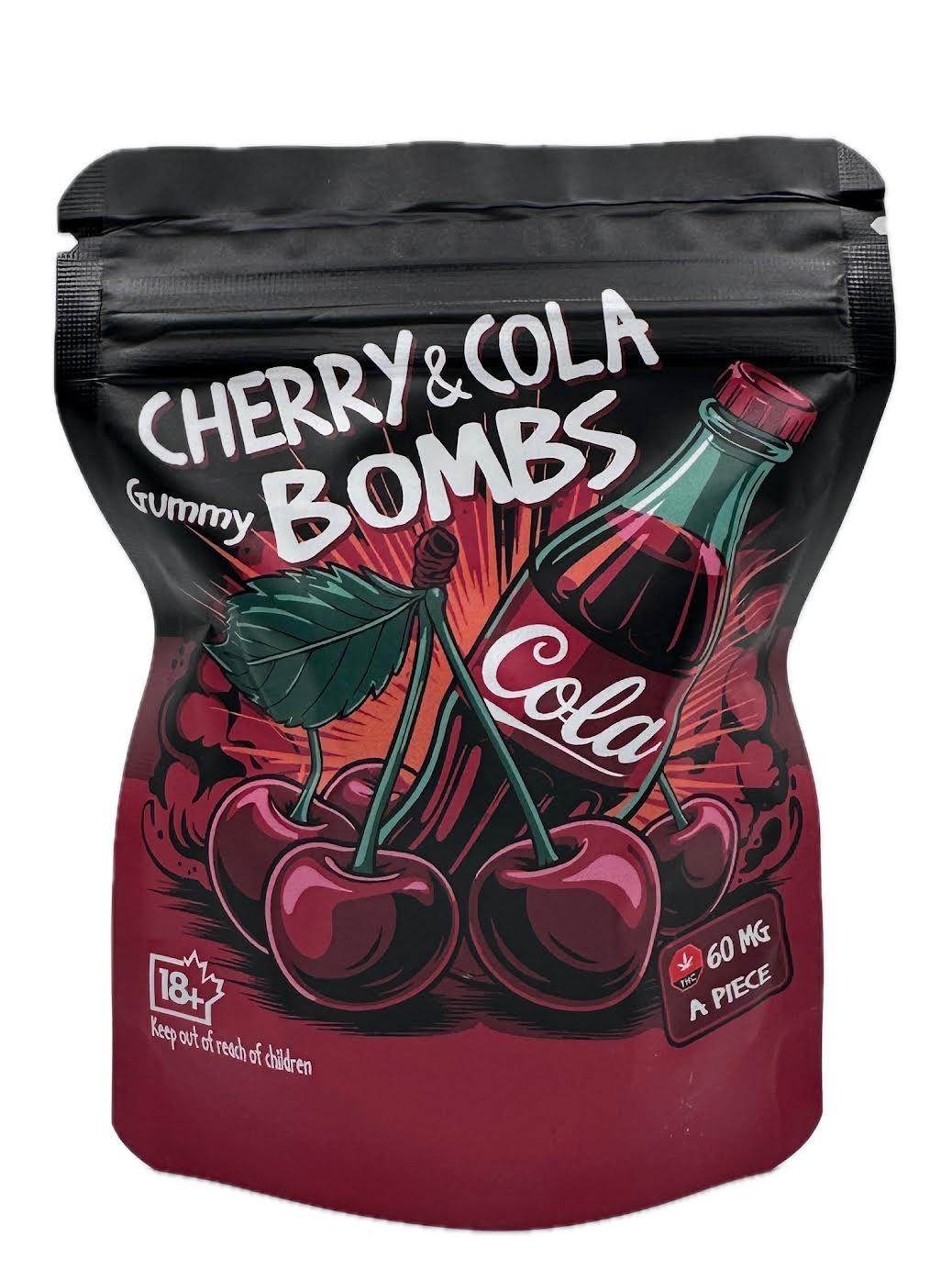 Gummy Bombs – Cherry Cola – 600mg per bag